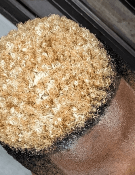 Hair coloring result at Onenoblecrest
